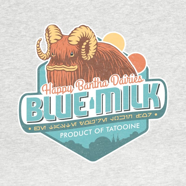 Blue Milk by CoryFreemanDesign